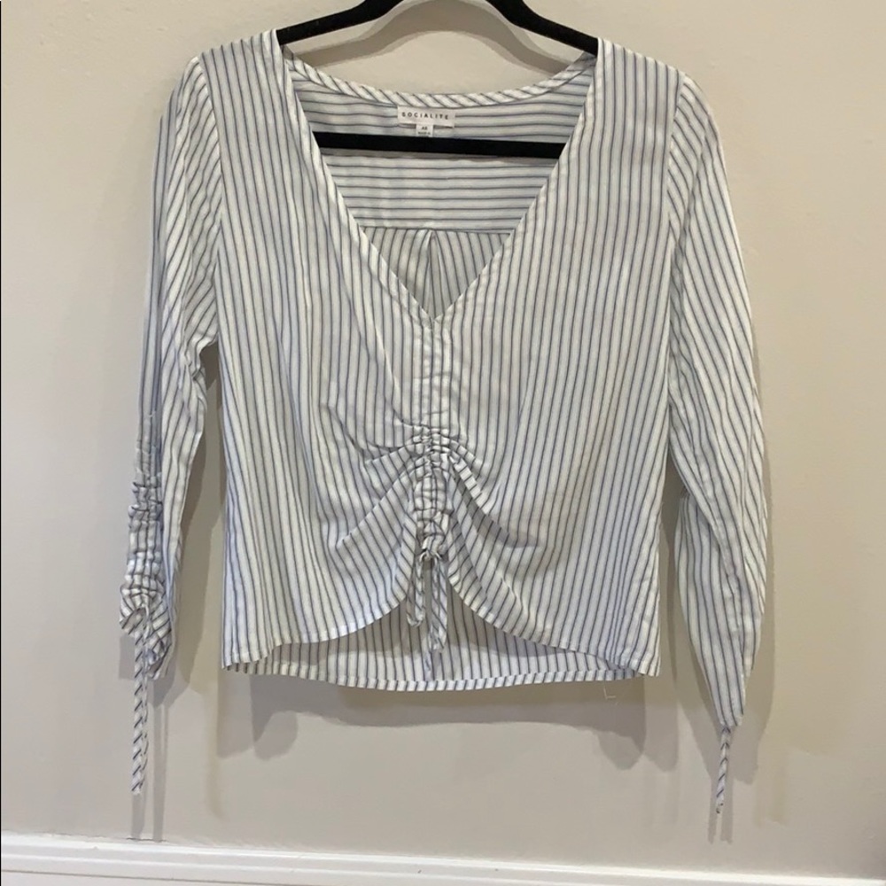 Dressy Striped Long Sleeve